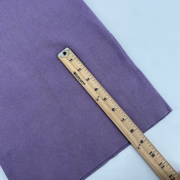 Le Superbe Dragon Fruit Purple Mint Ribbed Knit Halter Midi Dress Sz Small - Picture 13 of 14